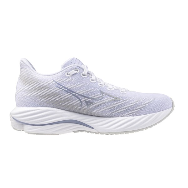 Mizuno Wave Rider 28 - Womens Running Shoes - White/Nimbus Cloud/Purple Impression slider