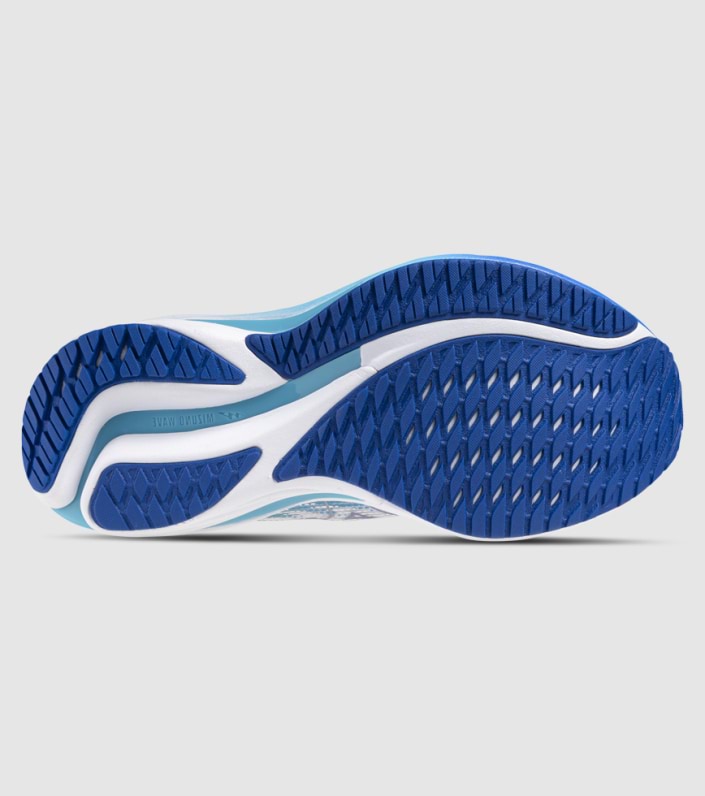 Mizuno Wave Rider 28 Womens - WHITE MUGEN BLUE RIVER BLUE slider