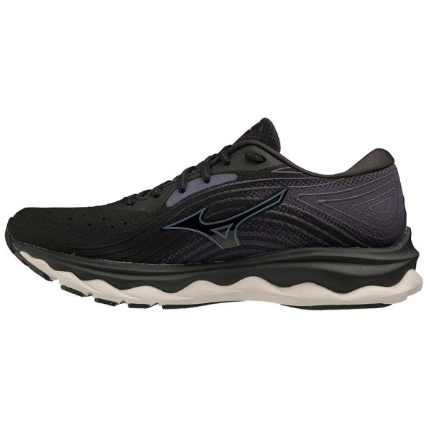 Mizuno Wave Sky 6 - Womens Running Shoes - Black/Hot Coral slider