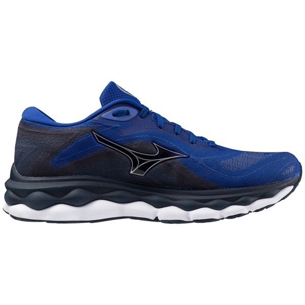 Mizuno Wave Sky 7 - Mens Running Shoes - Surf The Web/Silver/Dress Blue slider