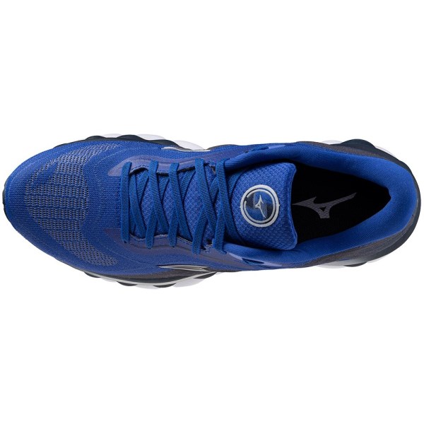 Mizuno Wave Sky 7 - Mens Running Shoes - Surf The Web/Silver/Dress Blue slider