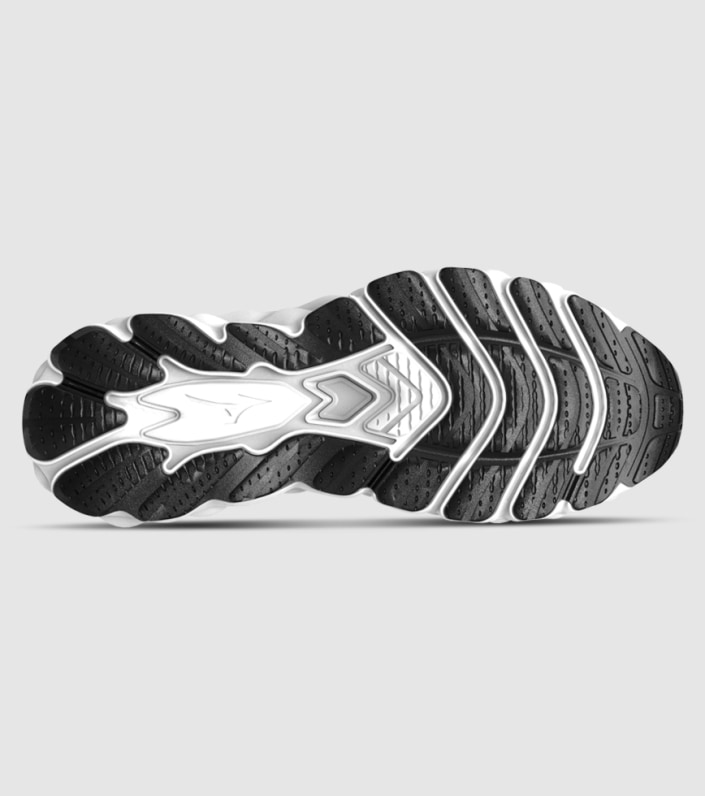 Mizuno Wave Sky 8 (D Wide) Womens - BLACK SILVER WHITE slider