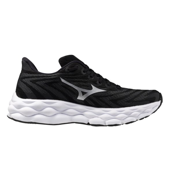 Mizuno Wave Sky 8 - Womens Running Shoes - Black/Silver/White slider