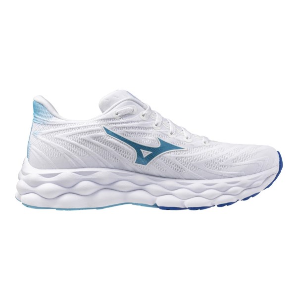 Mizuno Wave Sky 8 - Womens Running Shoes - White/Laser Blue/Mugen Blue slider