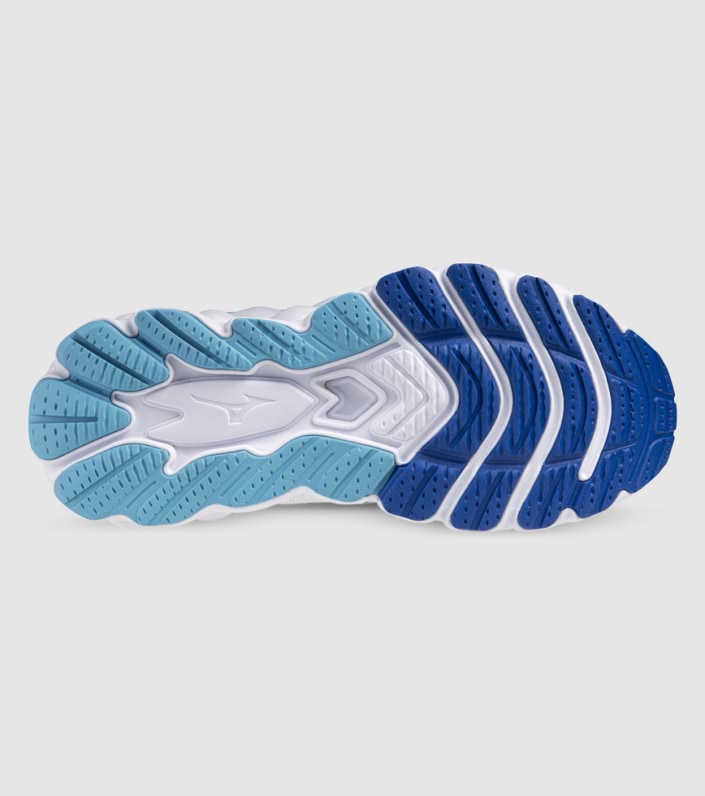 Mizuno Wave Sky 8 Womens - WHITE LASER BLUE MUGEN BLUE slider