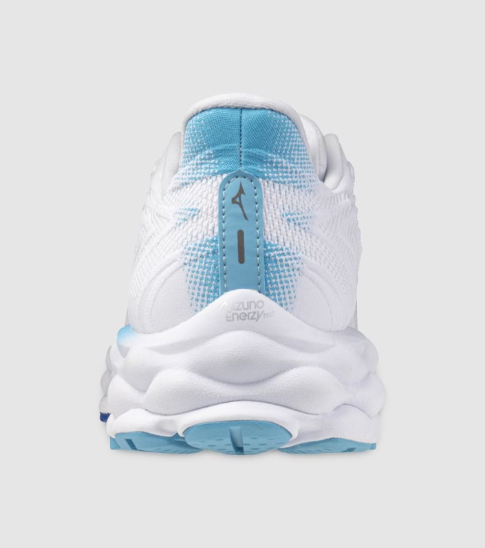 Mizuno Wave Sky 8 Womens - WHITE LASER BLUE MUGEN BLUE slider