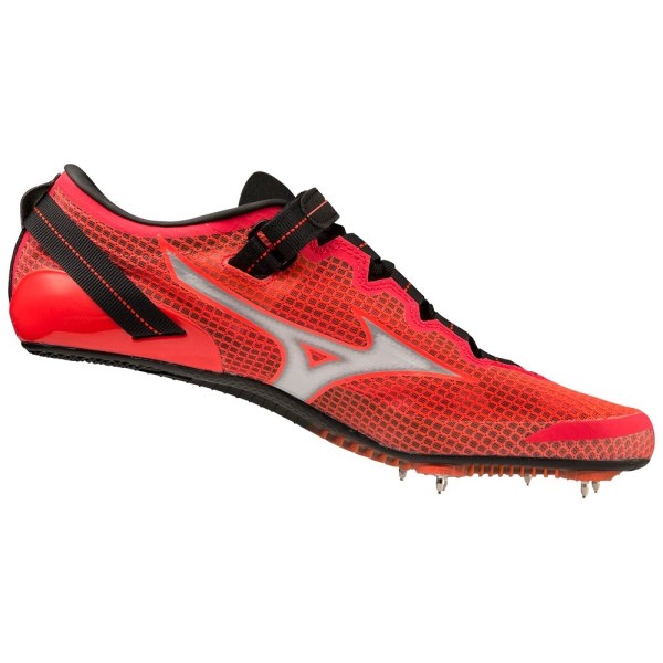 Mizuno X Blast Elite 3 - Unisex Track Sprint Spikes - Fiery Coral/White/Black slider