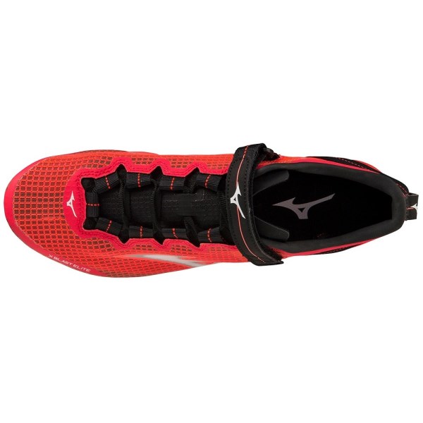 Mizuno X Blast Elite 3 - Unisex Track Sprint Spikes - Fiery Coral/White/Black slider