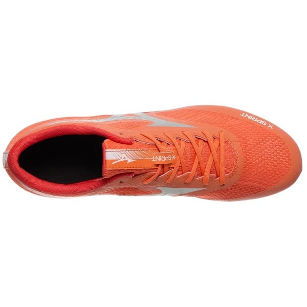 Mizuno X Sprint - Unisex Track Sprint Spikes - Nasturtium/Silver slider