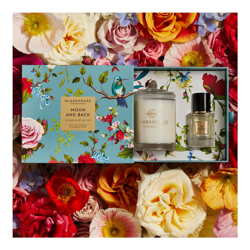 Moon And Back Sugar Dust & Lily Eau De Parfum & Candle Duo (Limited Edition) slider