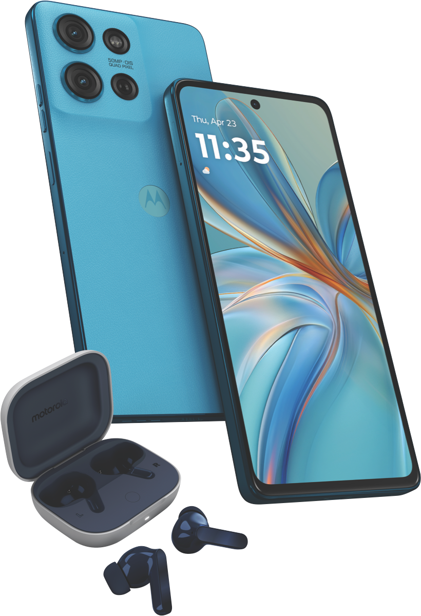 Motorola g75 5G 256GB Aqua Blue slider