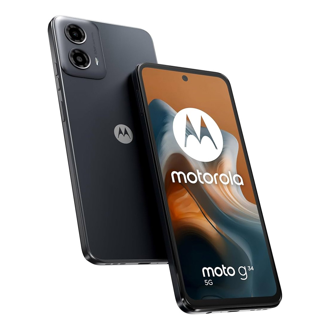 Motorola moto G34 5G (Dual Sim, 6.5'', 128GB/4GB) - Charcoal Black