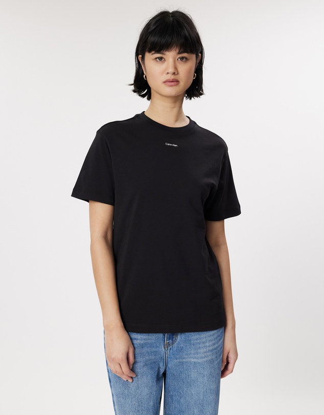 Nano Logo Regular T-Shirt - Black