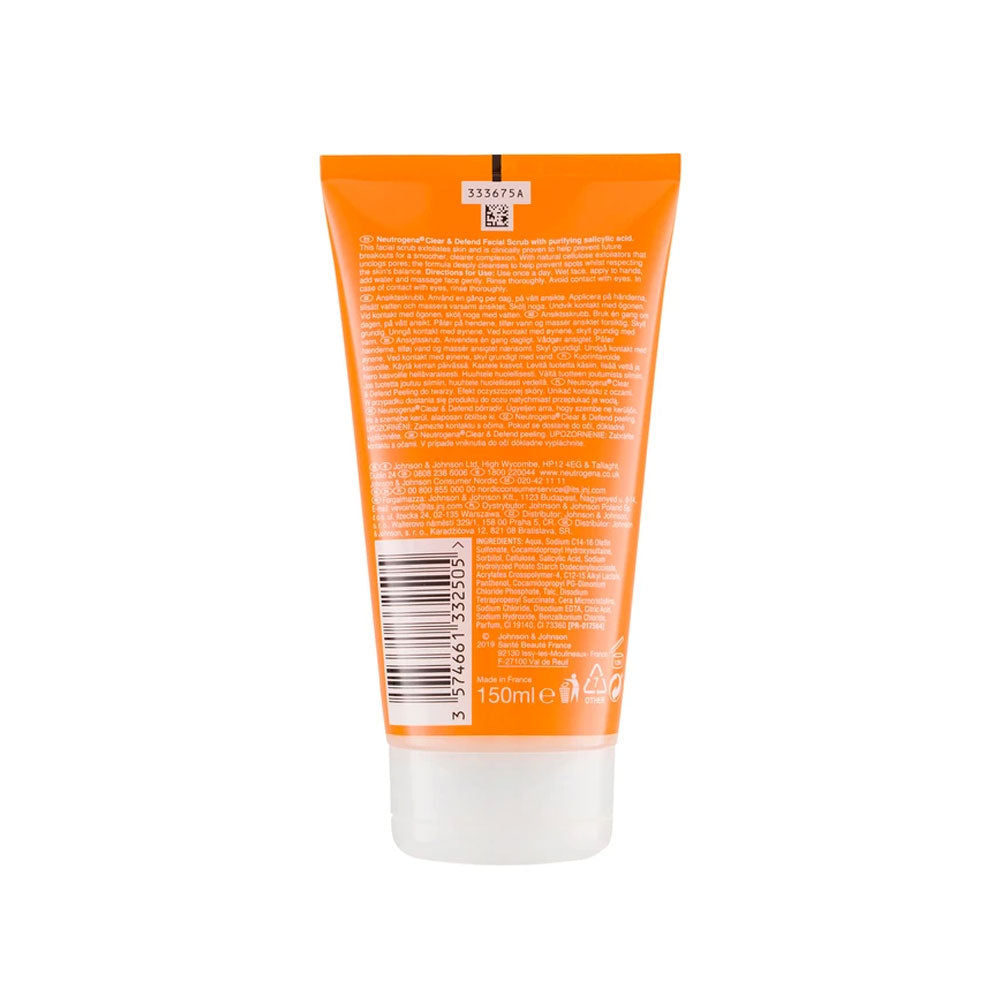 Neutrogena Facial Scrub Clear & Defend For Spot Prone Skin 150ml slider
