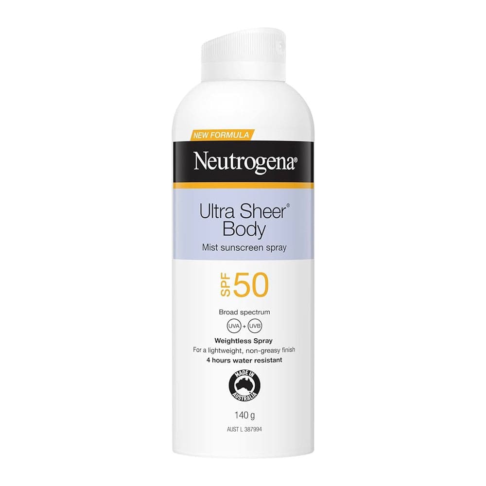 Neutrogena Mist Sunscreen Spay Ultra Sheer Body Spf50 140g slider