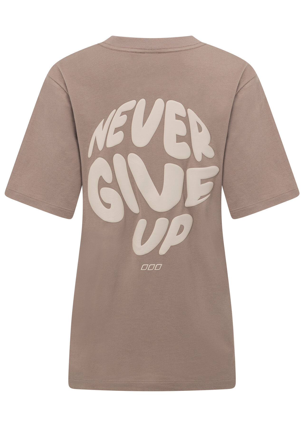 Never Give Up Relaxed T-Shirt - Bone slider