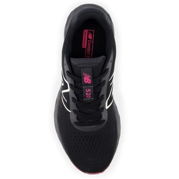 New Balance 520v8 - Womens Running Shoes - Black/Hi-Pink/Phantom slider