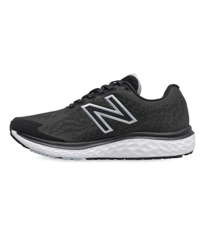 New Balance 680 V7 Womens - BLACK WHITE slider