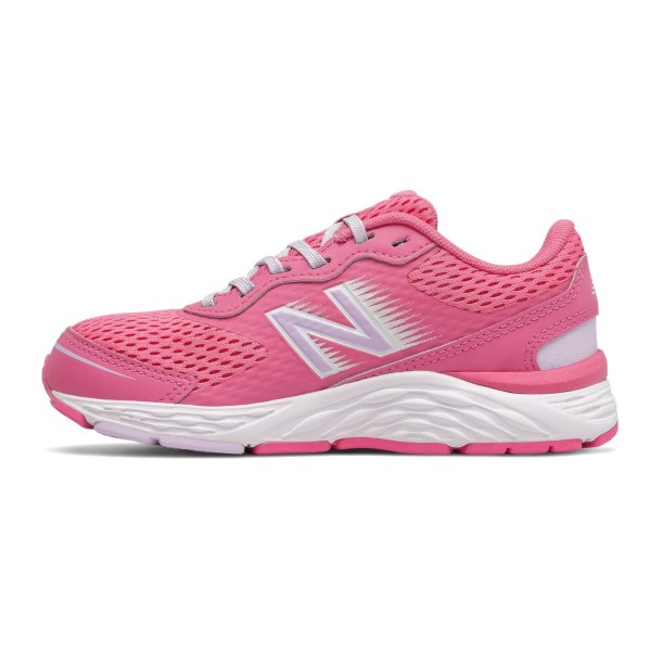 New Balance 680v6 - Kids Running Shoes - Sporty Pink slider