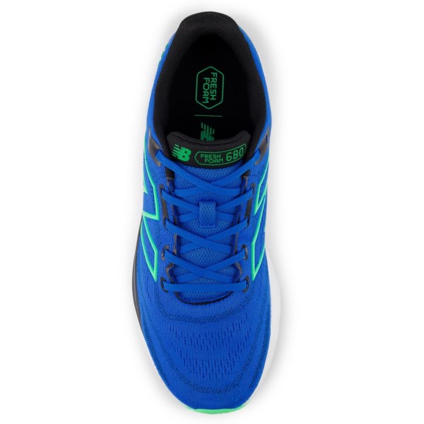 New Balance Fresh Foam 680v8 - Mens Running Shoes - Blue Oasis/Lime Leaf/Black slider