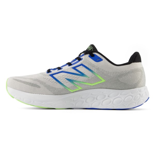 New Balance Fresh Foam 680v8 - Mens Running Shoes - Grey Matter/Blue Oasis/Bleached Lime Glo slider