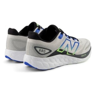 New Balance Fresh Foam 680v8 - Mens Running Shoes - Grey Matter/Blue Oasis/Bleached Lime Glo slider