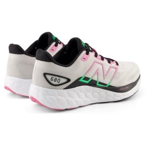 New Balance Fresh Foam 680v8 - Womens Running Shoes - Grey Matter/Black/Real Pink slider