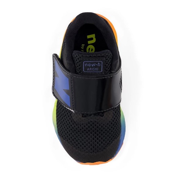 New Balance Fresh Foam Arishi v4 PS - Kids Running Shoes - Black/Blaze Orange slider