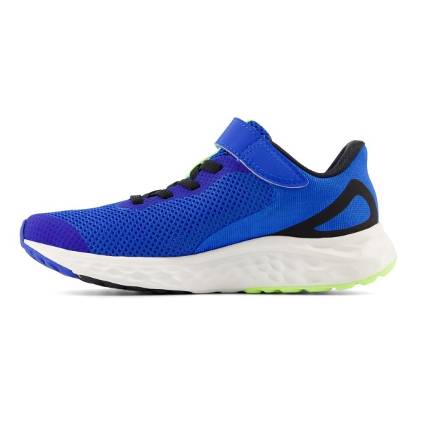 New Balance Fresh Foam Arishi v4 Velcro- Kids Running Shoes - Blue Oasis/Black/Bleached Lime Glo slider