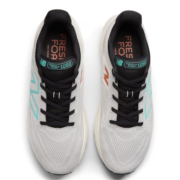 New Balance Fresh Foam X 1080v13 - Mens Running Shoes - Grey Matter/Cyber Jade/Black slider