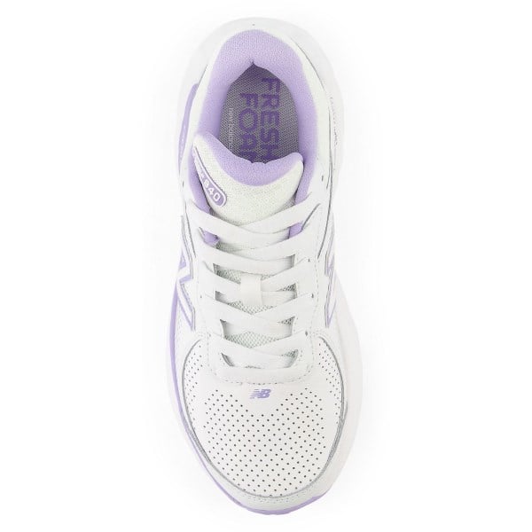 New Balance Fresh Foam X 840v1 Slip-Resistant - Womens Walking Shoes - White/Lilac Glo slider