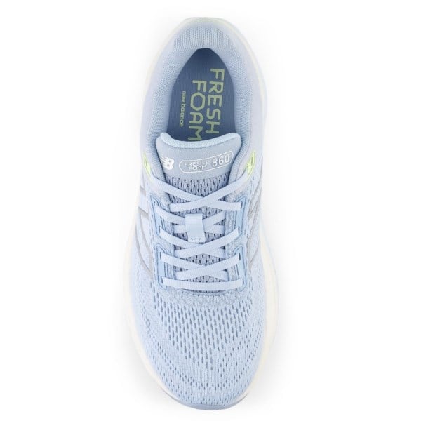 New Balance Fresh Foam X 860v14 - Womens Running Shoes - Light Chrome Blue/Limelight/Bleached Lime slider