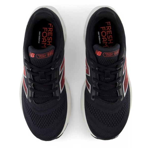 New Balance Fresh Foam X 880v14 - Mens Running Shoes - Black/White/Red slider