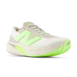 New Balance FuelCell Rebel v4 - Womens Running Shoes - Cream/Green slider