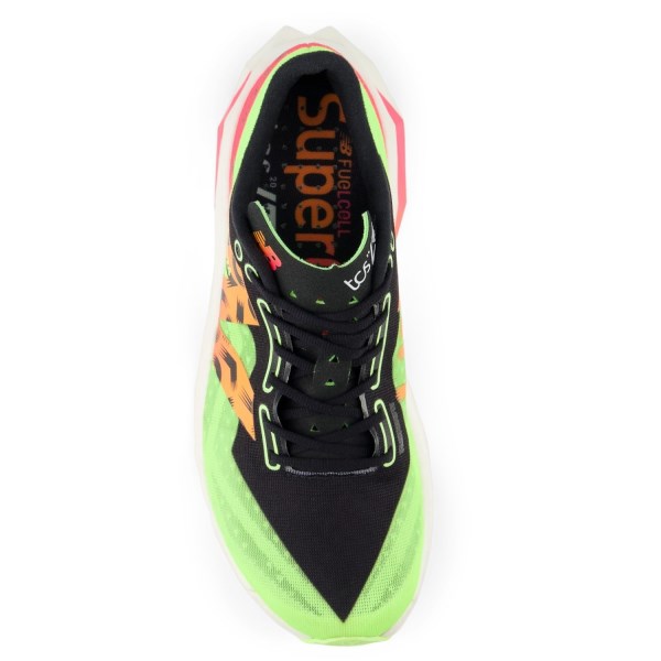 New Balance FuelCell SuperComp Elite v4 London Marathon - Womens Road Racing Shoes - Bleached Lime Glo/Hot Mango slider