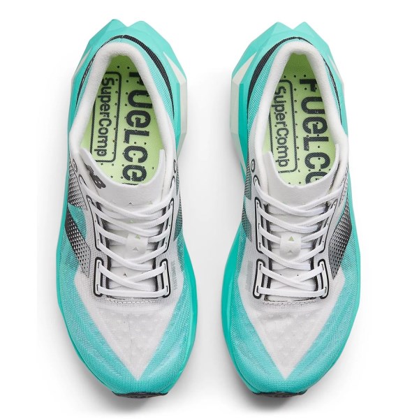 New Balance FuelCell SuperComp Elite v4 - Womens Road Racing Shoes - Ultra Pink/White/Black slider