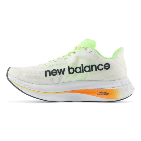 New Balance FuelCell SuperComp Trainer v2 - Womens Running Shoes - White/Bleached Lime Glo/Hot Mango slider