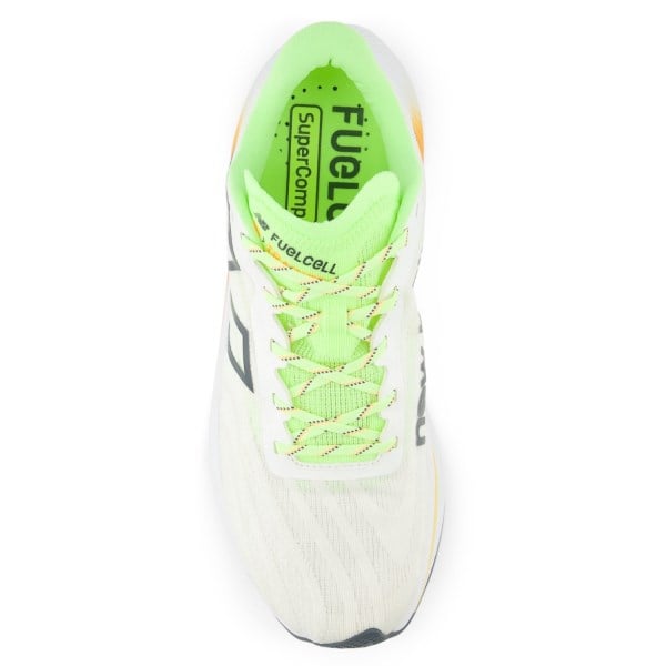 New Balance FuelCell SuperComp Trainer v2 - Womens Running Shoes - White/Bleached Lime Glo/Hot Mango slider