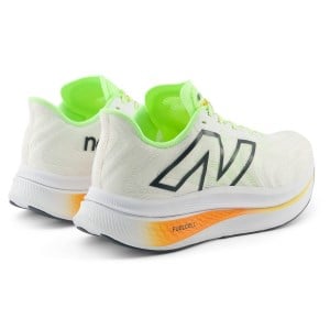 New Balance FuelCell SuperComp Trainer v2 - Womens Running Shoes - White/Bleached Lime Glo/Hot Mango slider