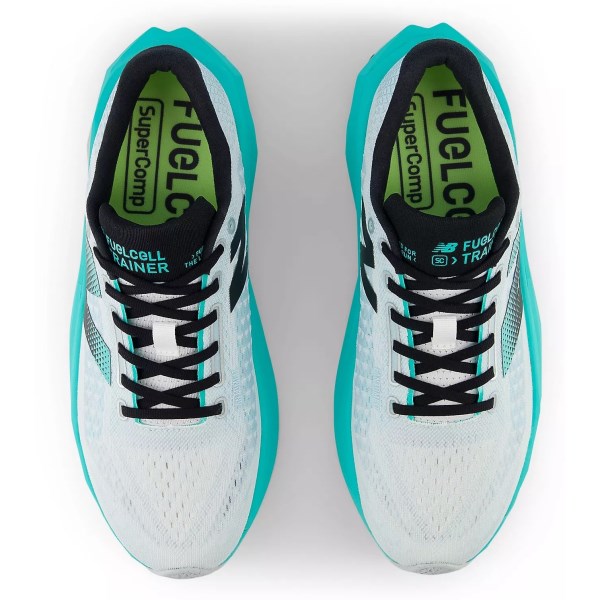 New Balance Fuelcell SuperComp Trainer v3 - Mens Running Shoes - White/Cyber Jade slider