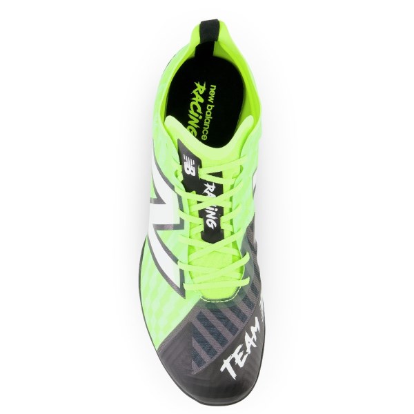 New Balance SD 100v5 - Mens Track Sprint Spikes - Green/White/Black slider