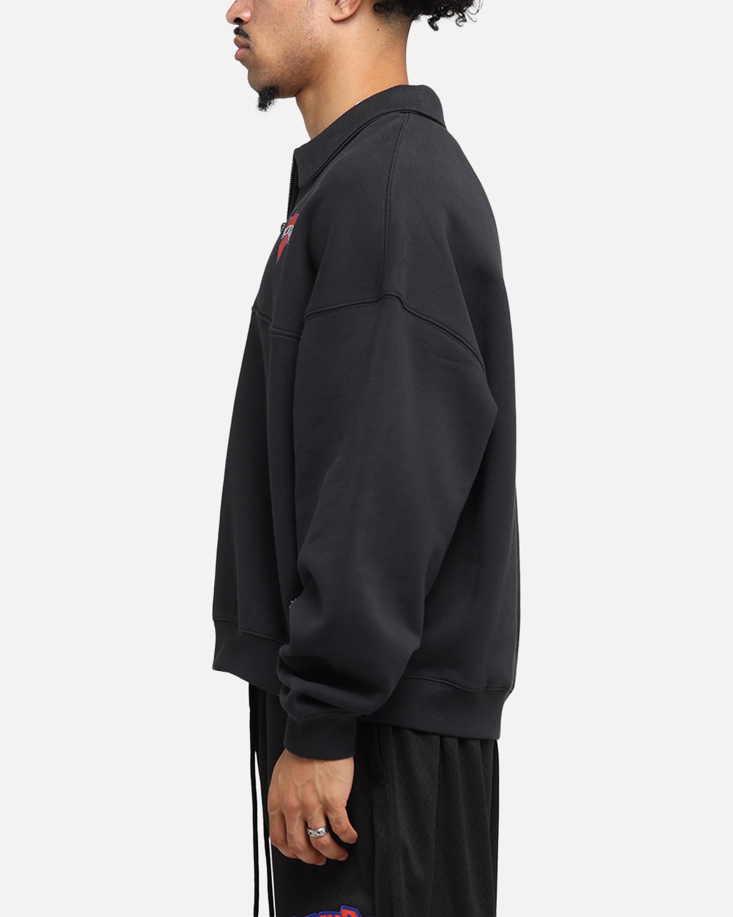 New York Knicks Boxy Quarter Zip Crewneck slider