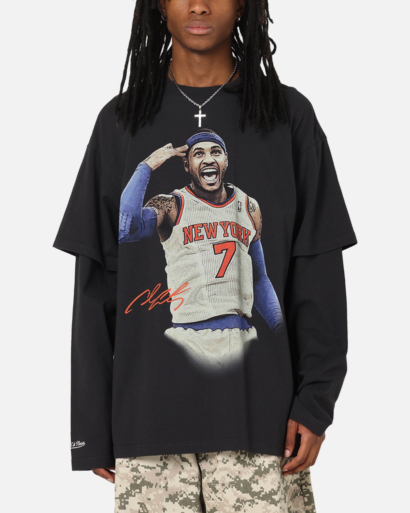 New York Knicks Melo State Of Mind Long Sleeve T-Shirt