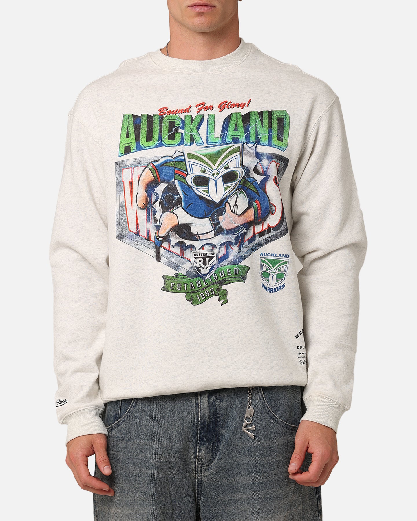 New Zealand Warriors Burst Out Crewneck slider