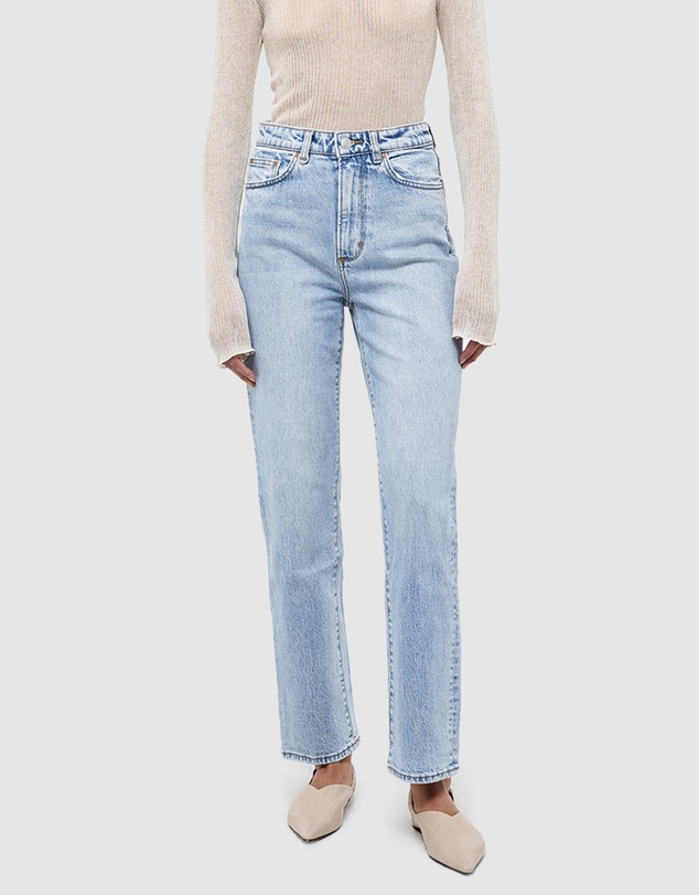 Nico Straight Jeans - Passenger Mid Vintage Indigo