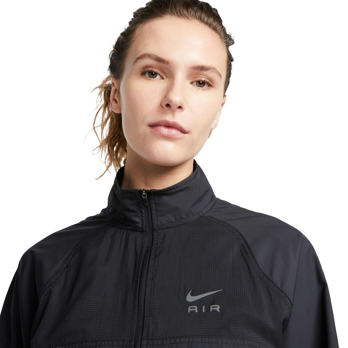 Nike Air Womens Dri-FIT Running Jacket - Black slider