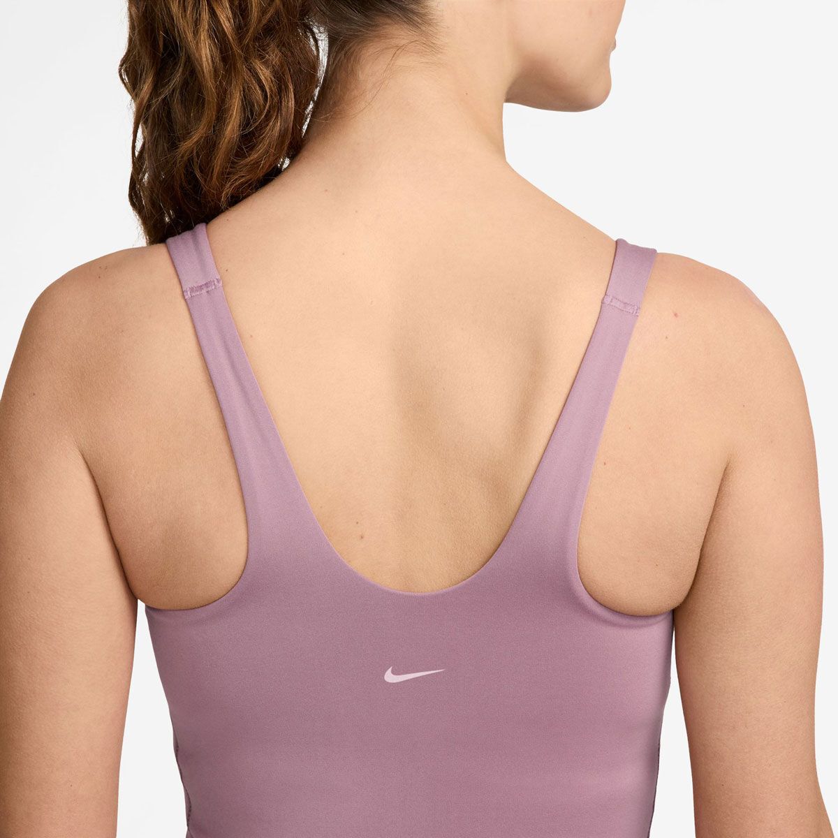 Nike Alate Womens Dri-FIT Medium Support Padded Sports Bra Tank Top - Plum slider