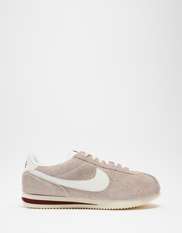 Nike Cortez Se - Men'S - College Grey Sail & Dark Team Red