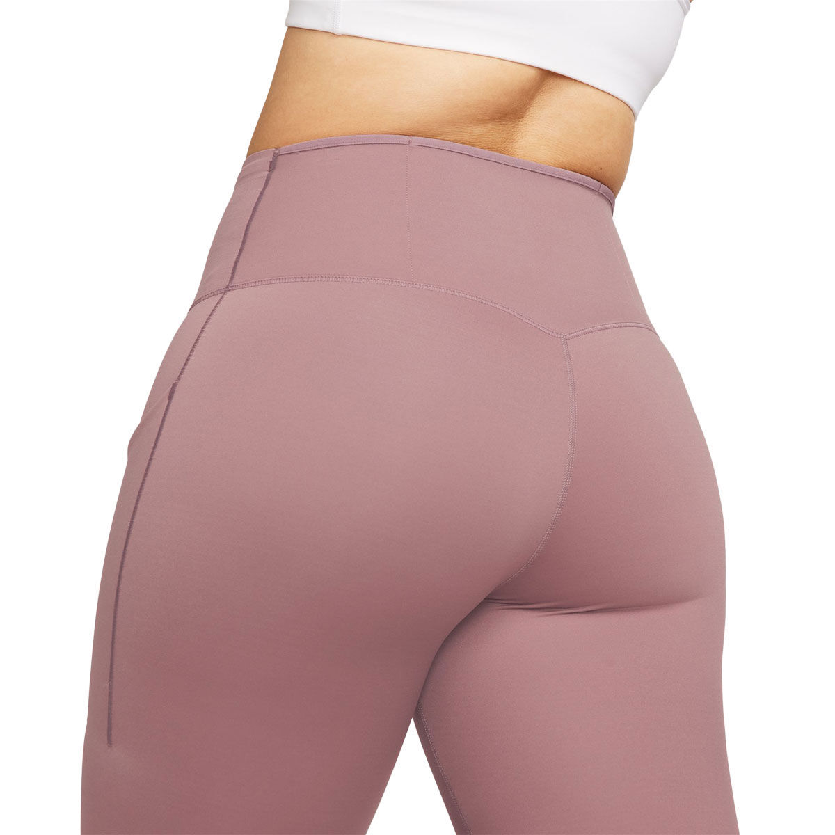 Nike Go Womens Firm Support High Rise 7/8 Leggings - Mauve slider