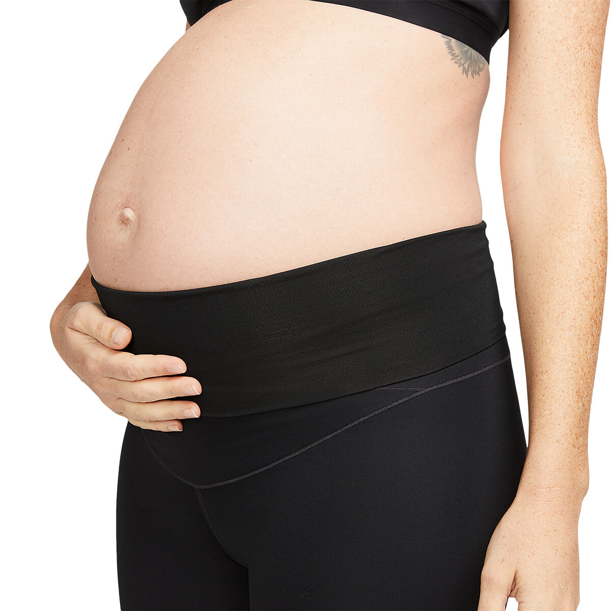 Nike Maternity Womens One Dri-FIT 7 Inch Tights - Black slider